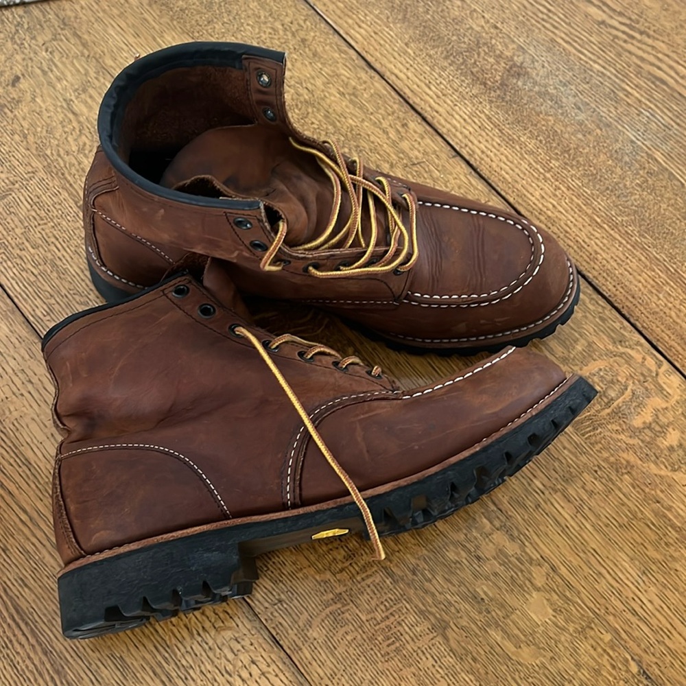 Red Wing Heritage 6'' Roughneck leather boots